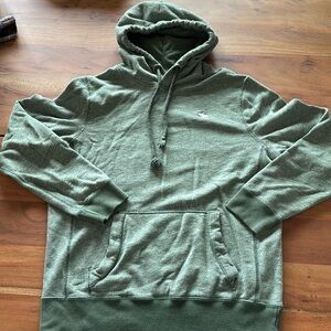 Abercrombie green heather hoodie